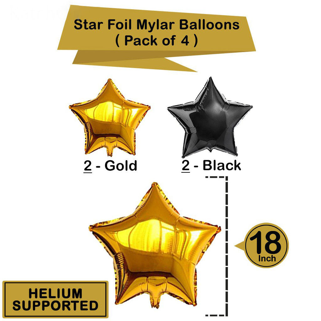 30th Birthday Party Decorations KIT Gold and Black