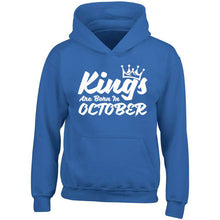 画像をギャラリービューアに読み込む, Kings Are Born In October Crown Printed Hoodie Best Birthday Gift Color Red Small
