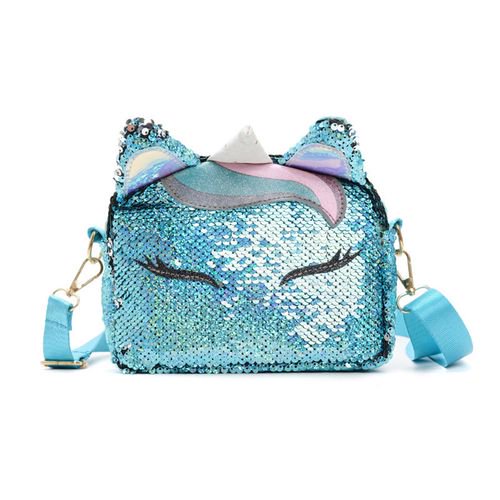 Glitter Sequin Unicorn Crossbody Purses