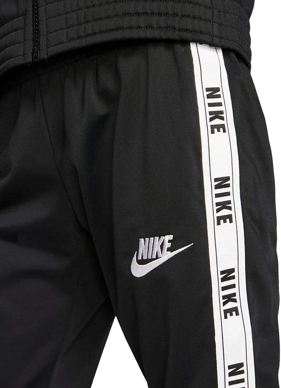 Nike Pants and Jacket Girls Clothing Set Size L, Color: Black/White