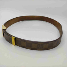 画像をギャラリービューアに読み込む, Louis Vuitton Damier Ebene Belt Ceinture Carre
