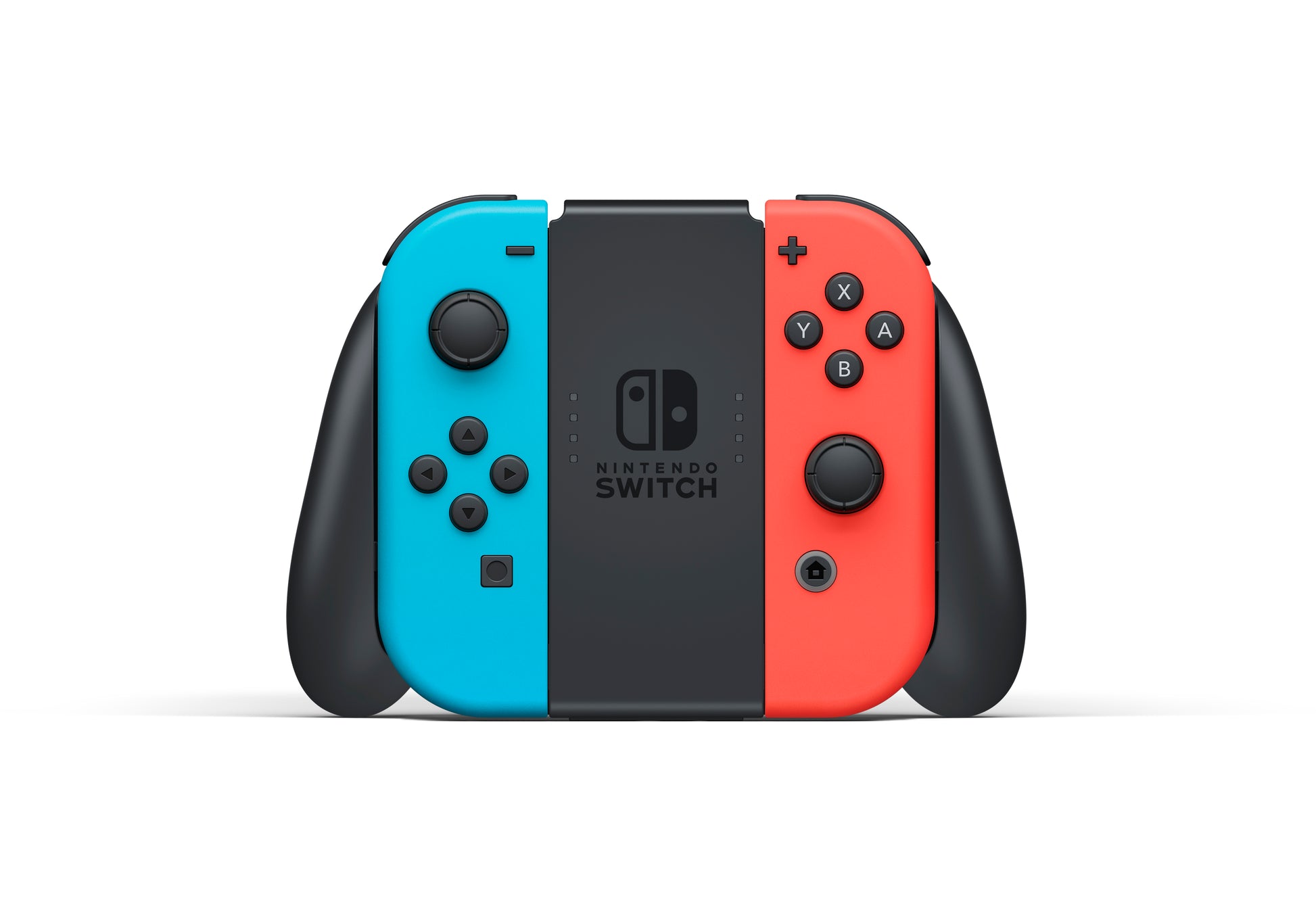 Nintendo Switch Console With Blue & Red Joy-Con.