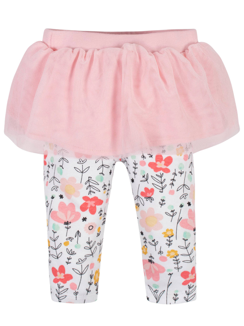 Girl Bodysuit & Tutu Leggings 4-Piece Set