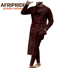 Load image into Gallery viewer, 2 Piece African White Casual  Men Dashiki Garment Set - slvhasitall
