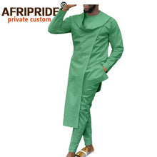 Load image into Gallery viewer, 2 Piece African White Casual  Men Dashiki Garment Set - slvhasitall
