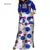 Dashiki African Applique Print Long Dresses With 2 Pockets