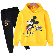 Load image into Gallery viewer, 2 Piece Minnie Mouse Casual Girl Hoodies Set (Kid&#39;s Sweatsuit ) - slvhasitall
