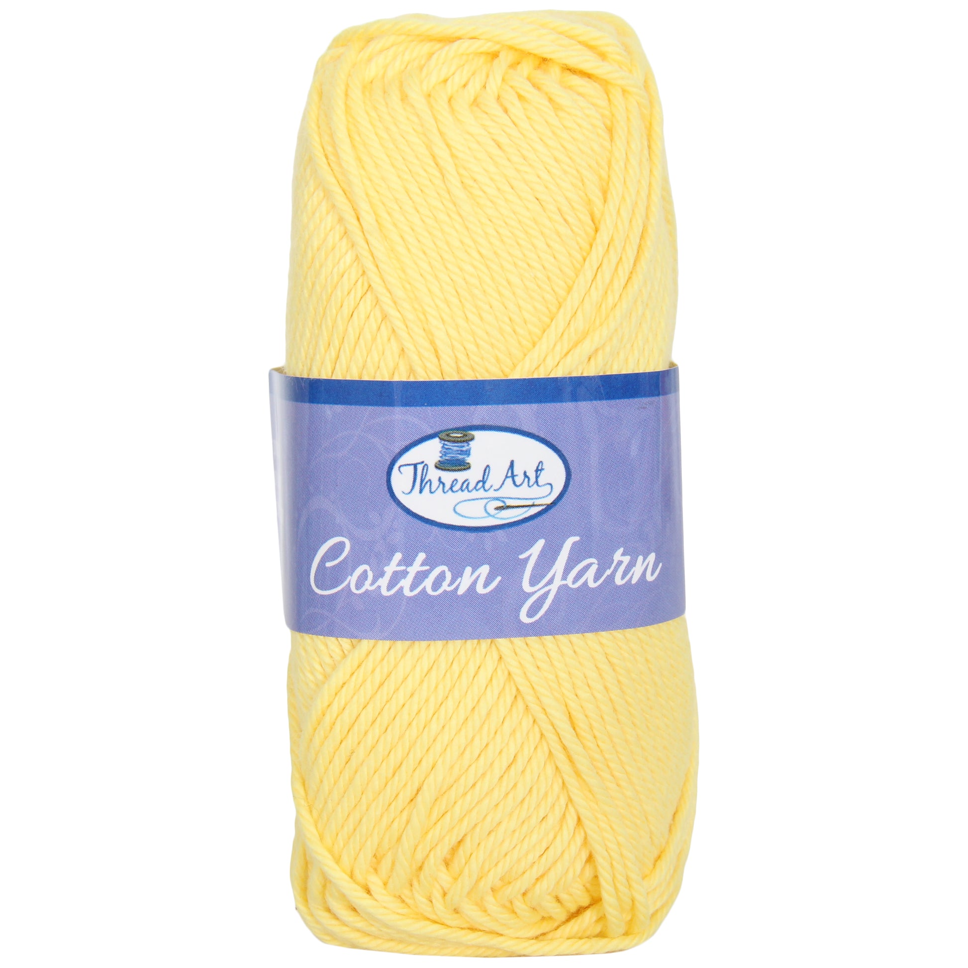Threadart 100% Pure Cotton Crochet Yarn  Lavender ,30 Colors Available