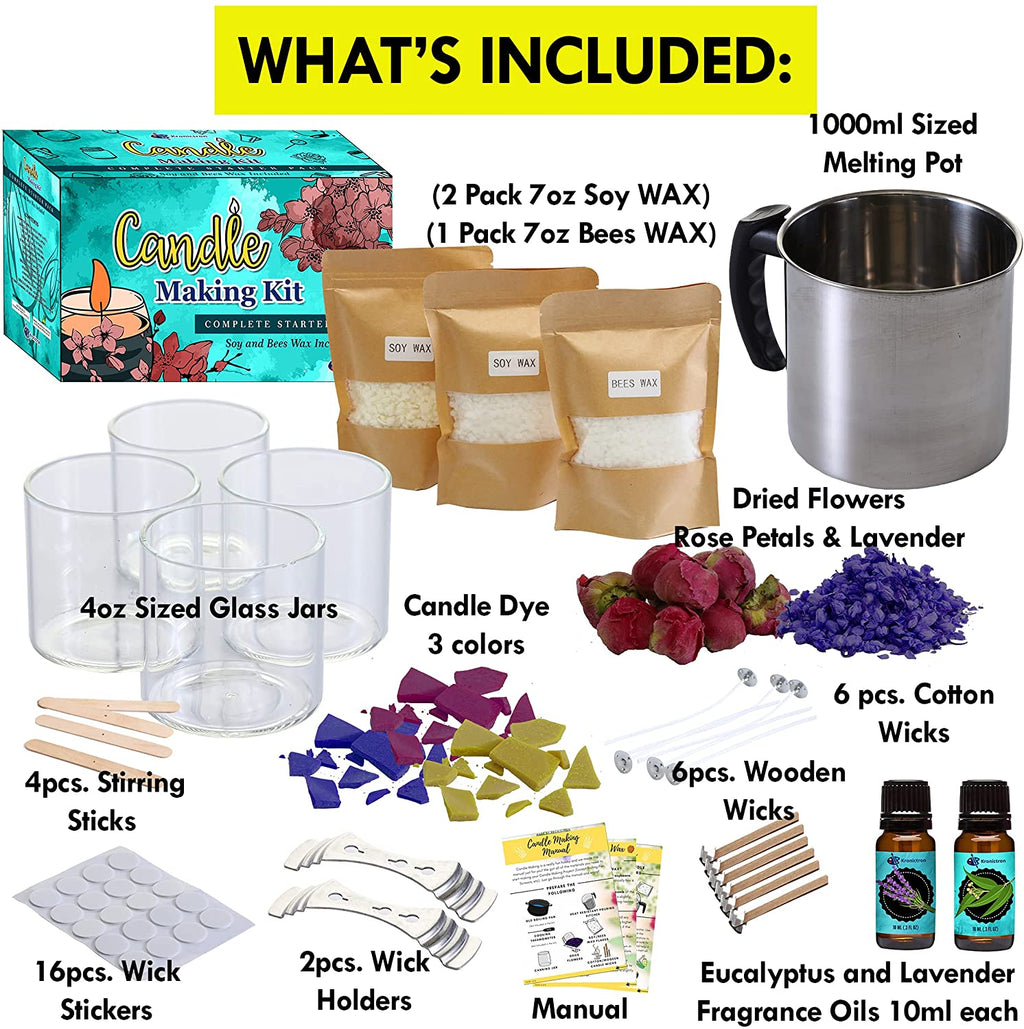 Kronictron Complete Candle Making Kit Supplies