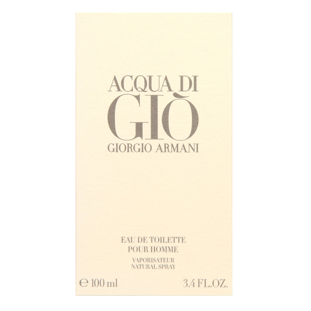 Giorgio Armani Acqua Di Gio Eau de Toilette, Cologne for Men, 3.4 Oz