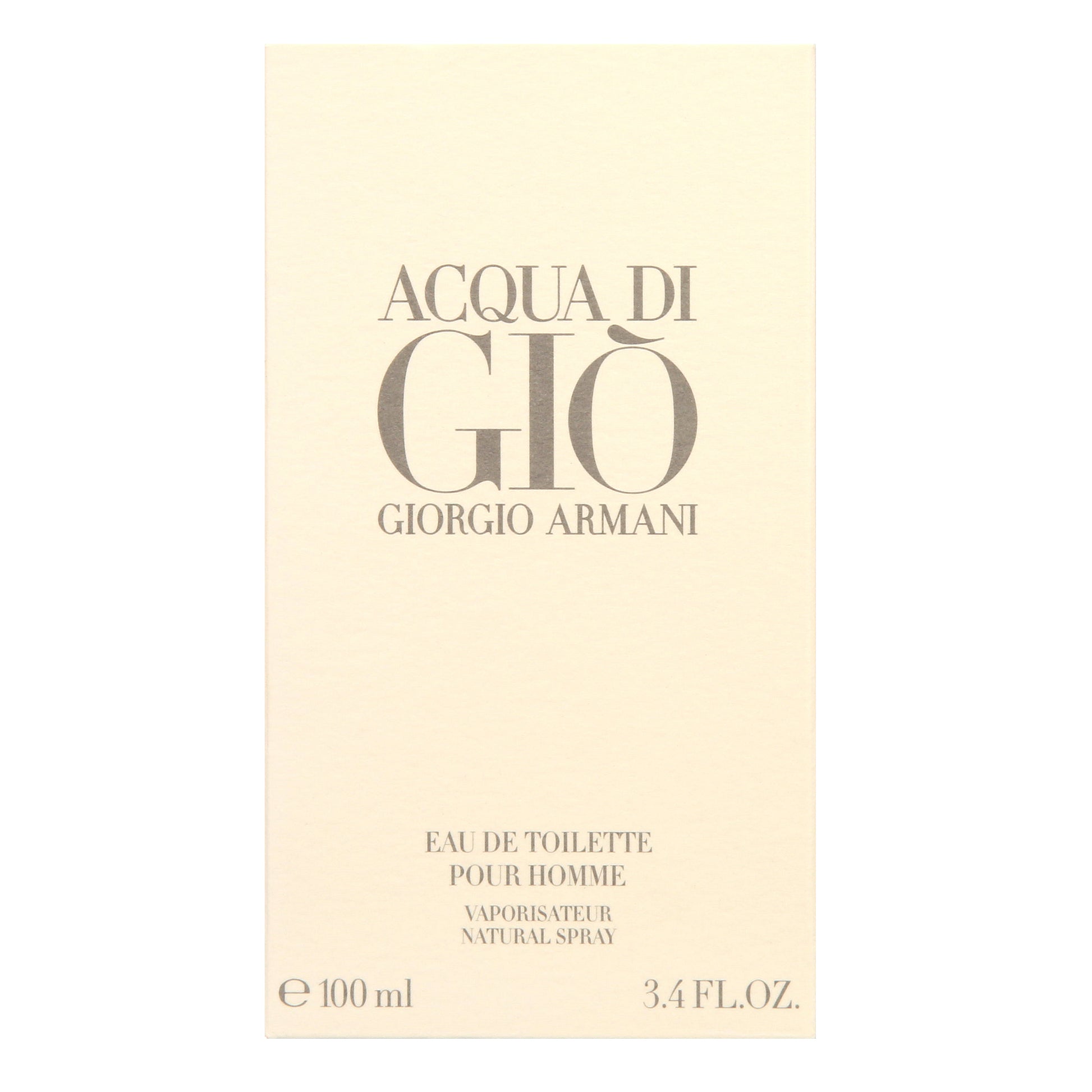 Giorgio Armani Acqua Di Gio Eau de Toilette, Cologne for Men, 3.4 Oz