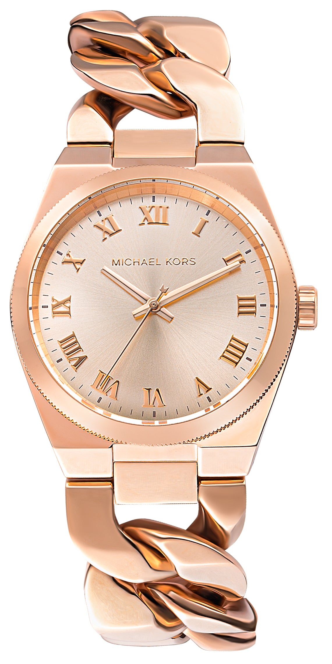 Michael Kors Women's Channing Quartz Watch Rose Gold