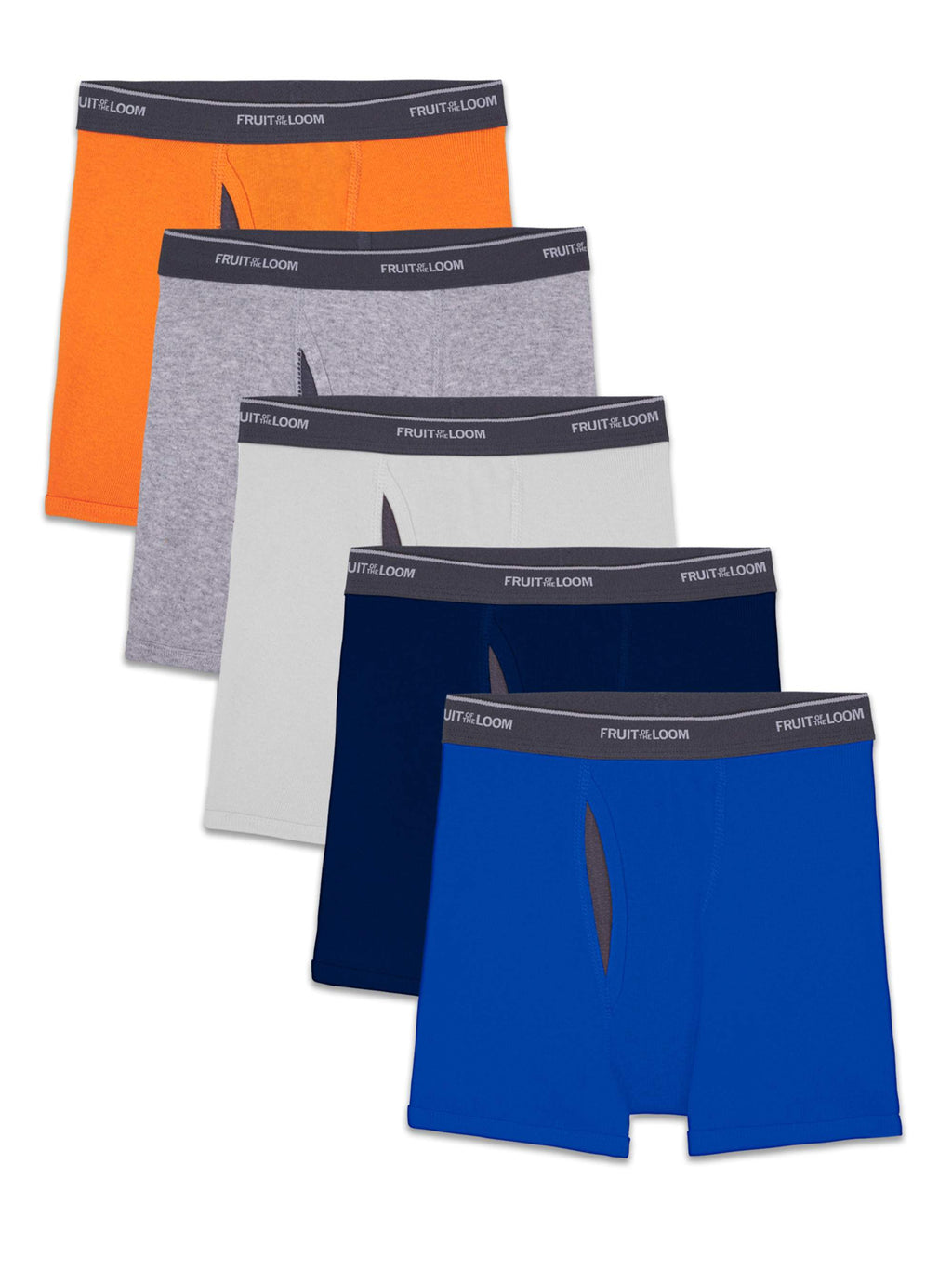 Fruit of the Loom Boys 7 Pack Striped Boxer Brief