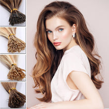 Load image into Gallery viewer, I Tip Hand-Tied 100% Human Hair Extensions

