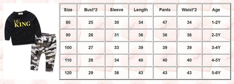 LIL KING Boys Tops+Pants Outfits Set