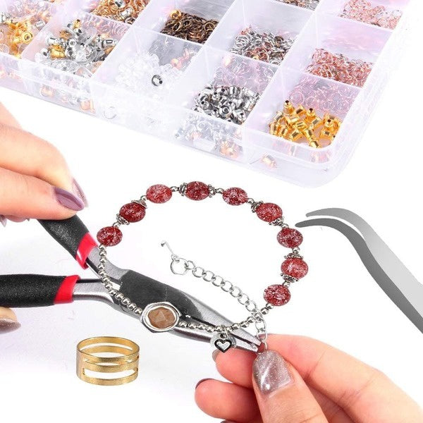 Everso 2500Pcs Earring Hooks Earring Making Kit for Jewelry