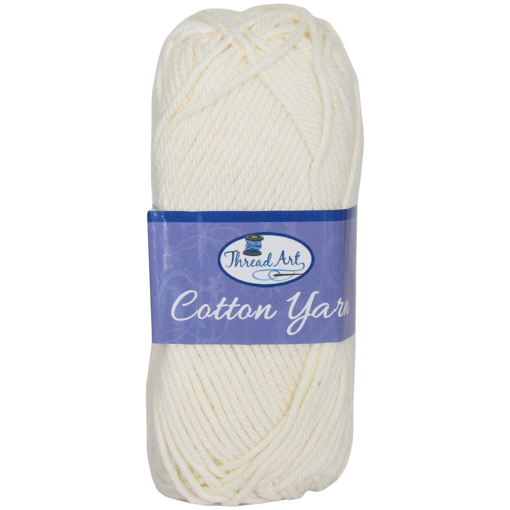 Threadart 100% Pure Cotton Crochet Yarn  Lavender ,30 Colors Available
