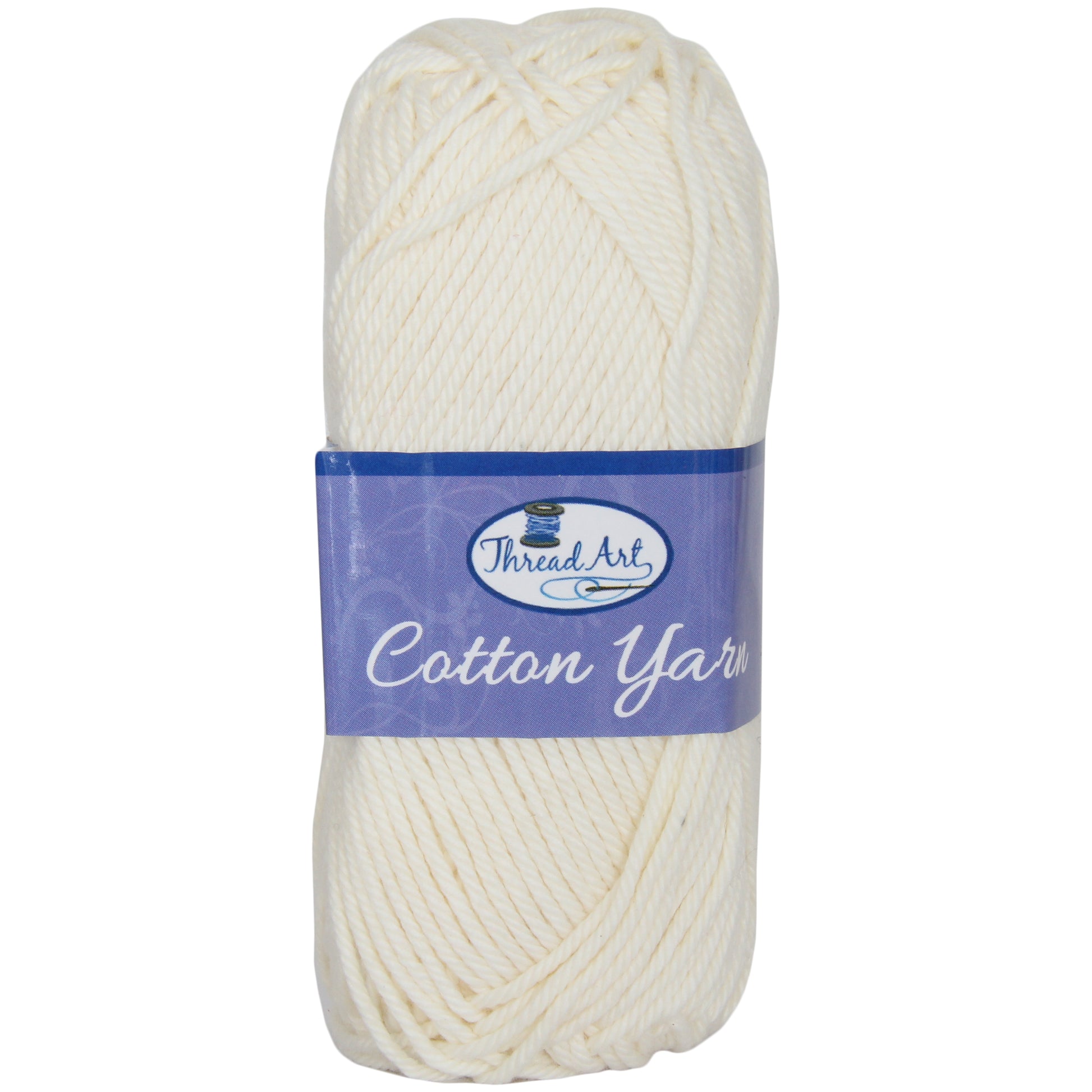 Threadart 100% Pure Cotton Crochet Yarn  Lavender ,30 Colors Available