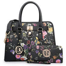 画像をギャラリービューアに読み込む, Dasein Women Handbags Top Handle Satchel Purse 2pcs
