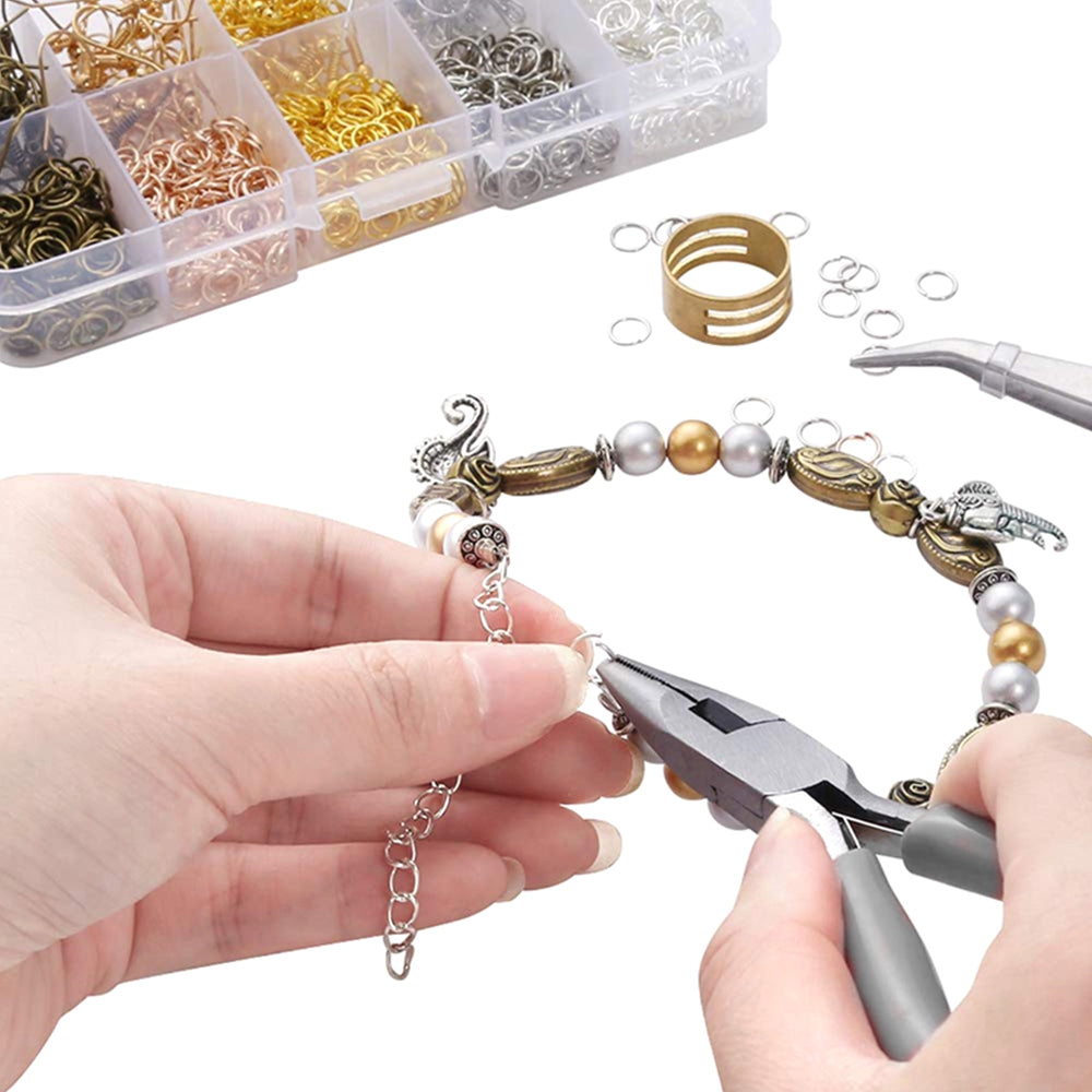 Everso 2500Pcs Earring Hooks Earring Making Kit for Jewelry