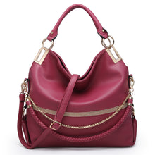 画像をギャラリービューアに読み込む, Dasein Women Soft Faux Leather Large Hobo Shoulder Handbags With Rhinestones
