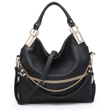 画像をギャラリービューアに読み込む, Dasein Women Soft Faux Leather Large Hobo Shoulder Handbags With Rhinestones
