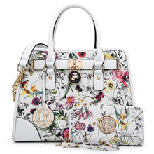 画像をギャラリービューアに読み込む, Dasein Women Handbags Top Handle Satchel Purse 2pcs
