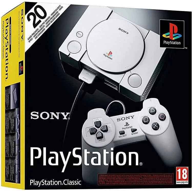 Playstation Classic Console with 20 Classic Bundle and More