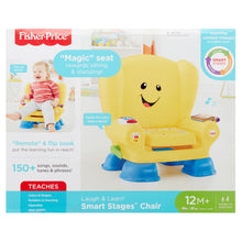 Load image into Gallery viewer, Fisher-Price Laugh &amp; Learn Smart Stages Chair Musical Toddler Toy, Yellow
