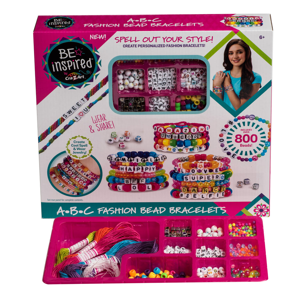 Cra-Z-Art  ABC Fashion Bead Bracelet Set