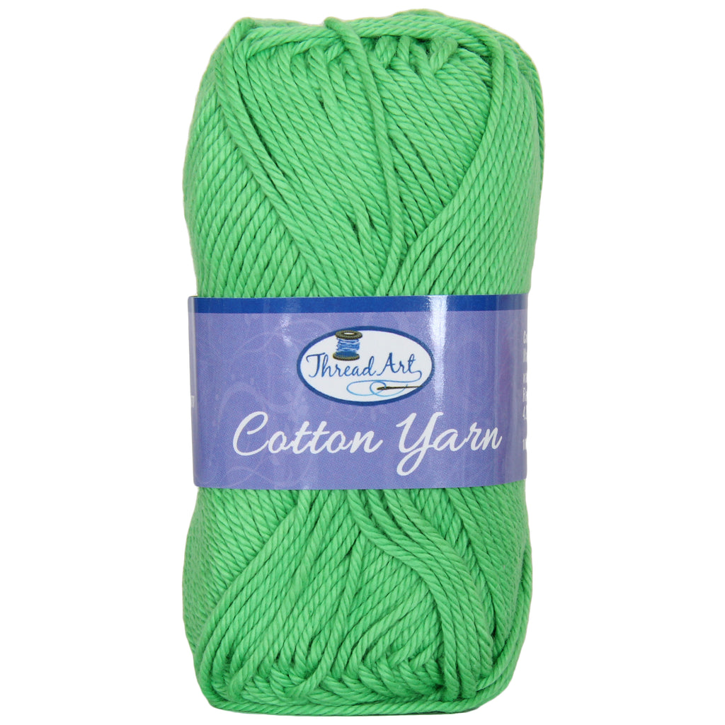 Threadart 100% Pure Cotton Crochet Yarn  Lavender ,30 Colors Available