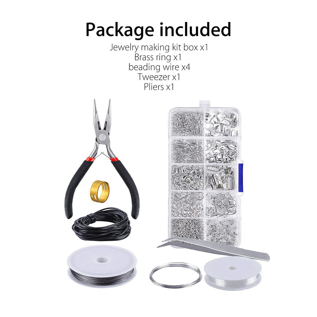 Jewelry Making Starter Kit With Repair Tools Supplies