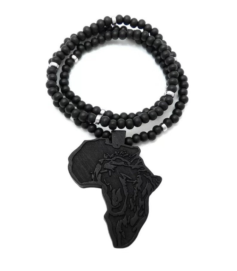 Humbly “Black Lion” • Beaded Necklace