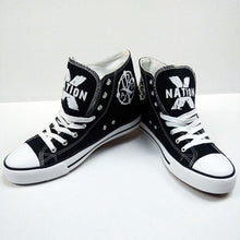 画像をギャラリービューアに読み込む, Hebrew Israelite Custom X Nation Hip Hop Shoes, like All Stars
