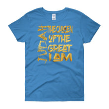 画像をギャラリービューアに読み込む, Women Judah The Chosen I&#39; am Great, I&#39; am Israelite T Shirt
