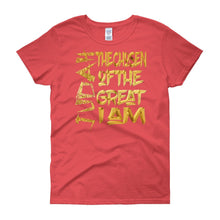 画像をギャラリービューアに読み込む, Women Judah The Chosen I&#39; am Great, I&#39; am Israelite T Shirt
