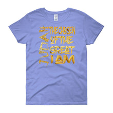 画像をギャラリービューアに読み込む, Women Judah The Chosen I&#39; am Great, I&#39; am Israelite T Shirt
