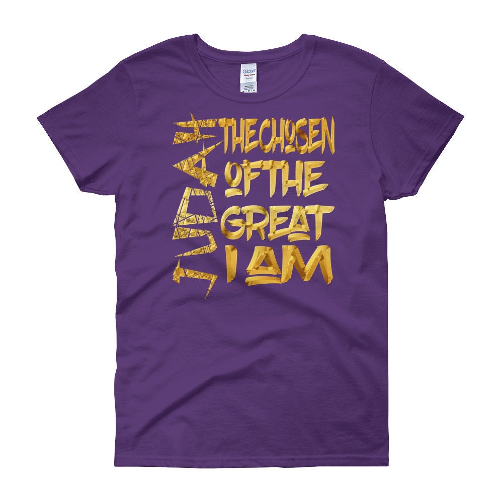 Women Judah The Chosen I' am Great, I' am Israelite T Shirt