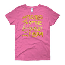 画像をギャラリービューアに読み込む, Women Judah The Chosen I&#39; am Great, I&#39; am Israelite T Shirt
