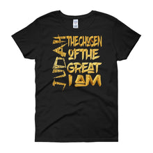 画像をギャラリービューアに読み込む, Women Judah The Chosen I&#39; am Great, I&#39; am Israelite T Shirt
