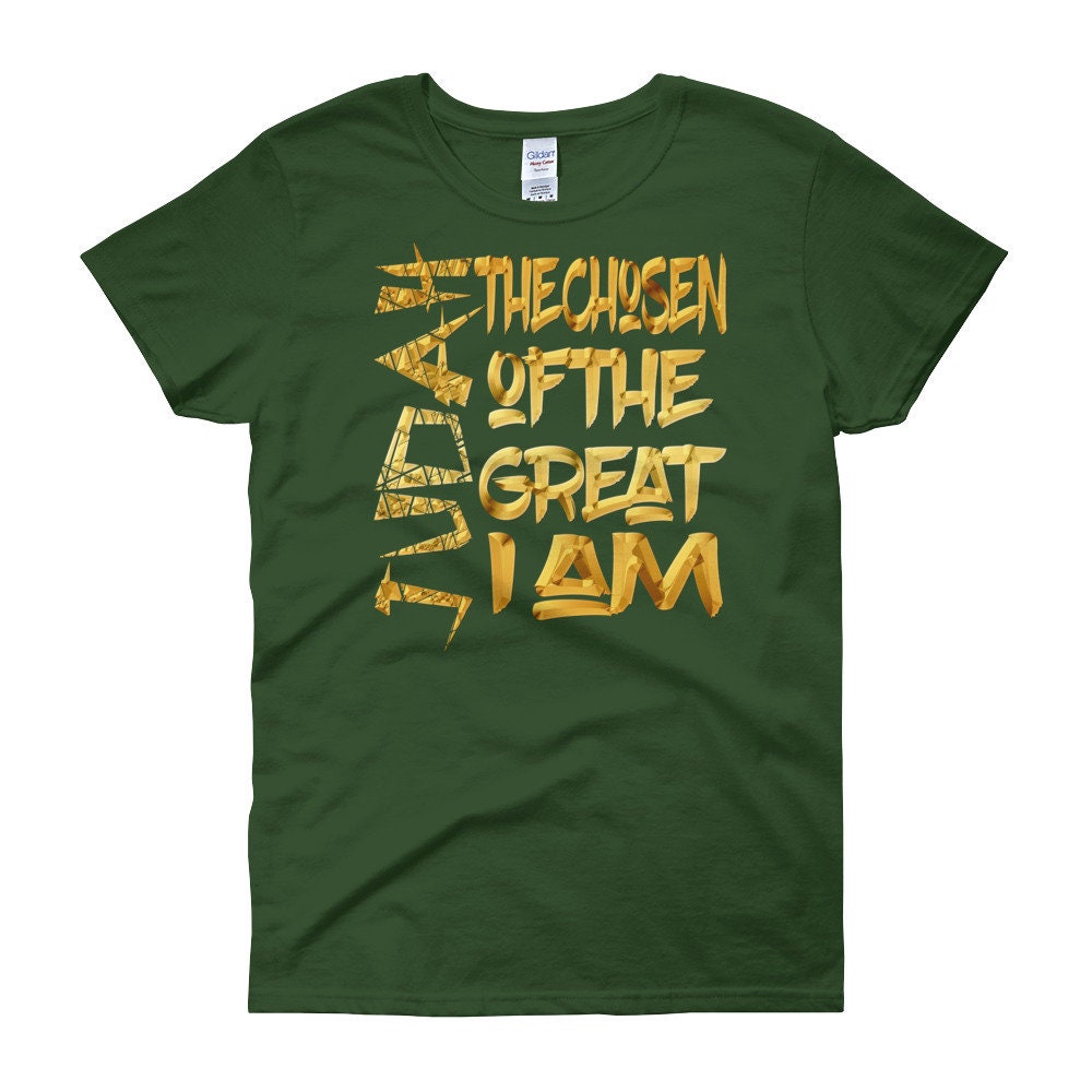 Women Judah The Chosen I' am Great, I' am Israelite T Shirt