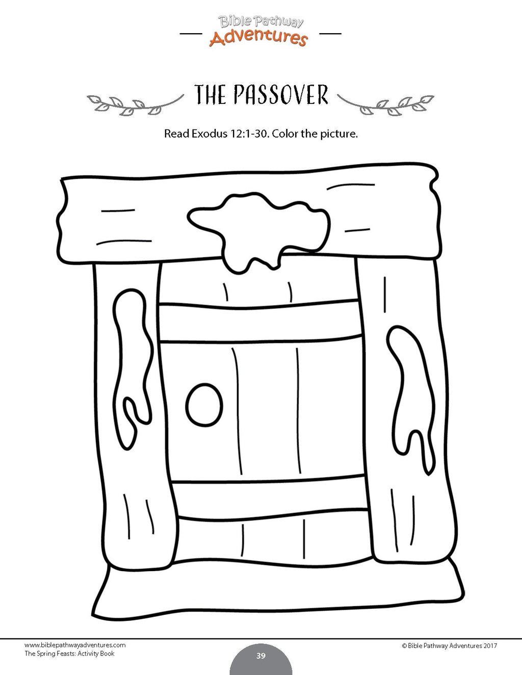 The Passover Story Activity Lesson Book