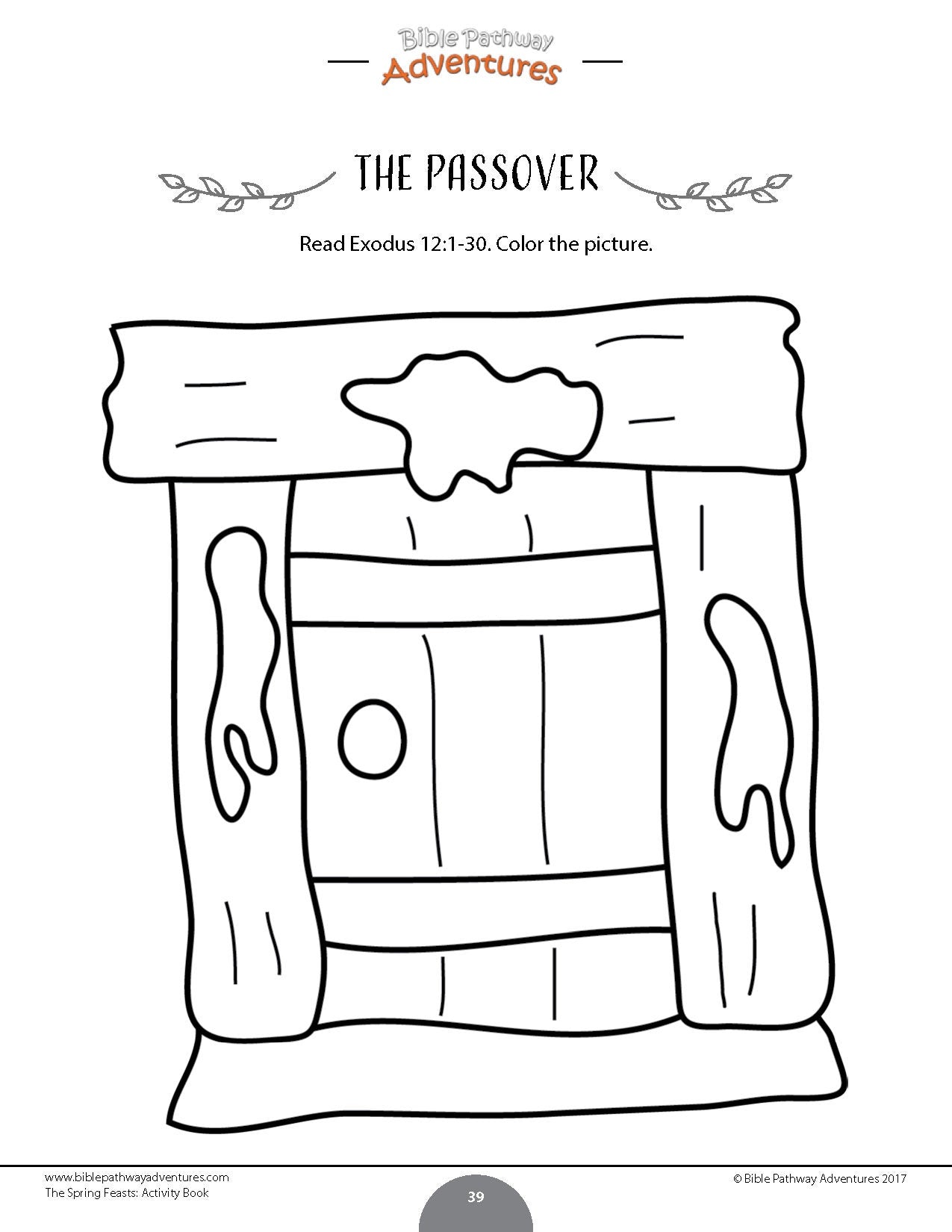 The Passover Story Activity Lesson Book