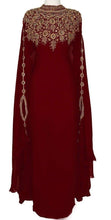 画像をギャラリービューアに読み込む, Urban Lipi Kaftan Abaya Elegant Long Wedding Eid Ramadan Party Maxi Dress
