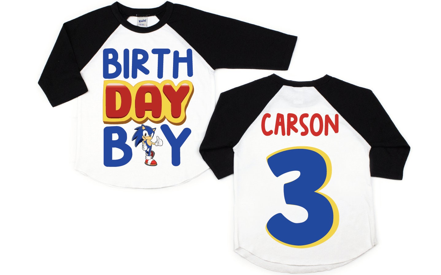 Handmade Sonic Birthday Shirt