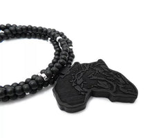 画像をギャラリービューアに読み込む, Humbly “Black Lion” • Beaded Necklace
