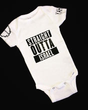 Load image into Gallery viewer, Straight Outta Israel, Baby, Infant, Romper, One Piece
