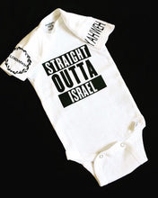 Load image into Gallery viewer, Straight Outta Israel, Baby, Infant, Romper, One Piece
