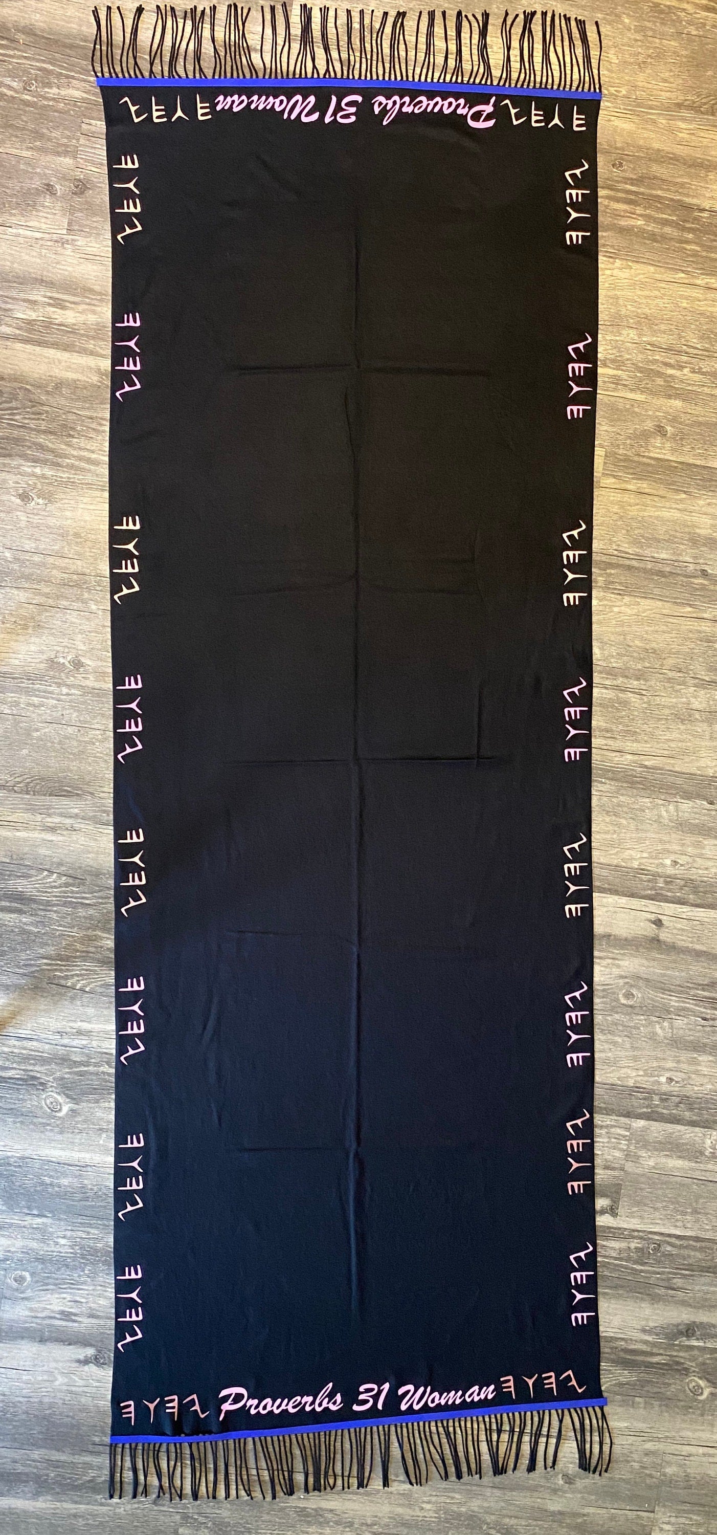 Hebrew Israelite Custom Scarf Shaw