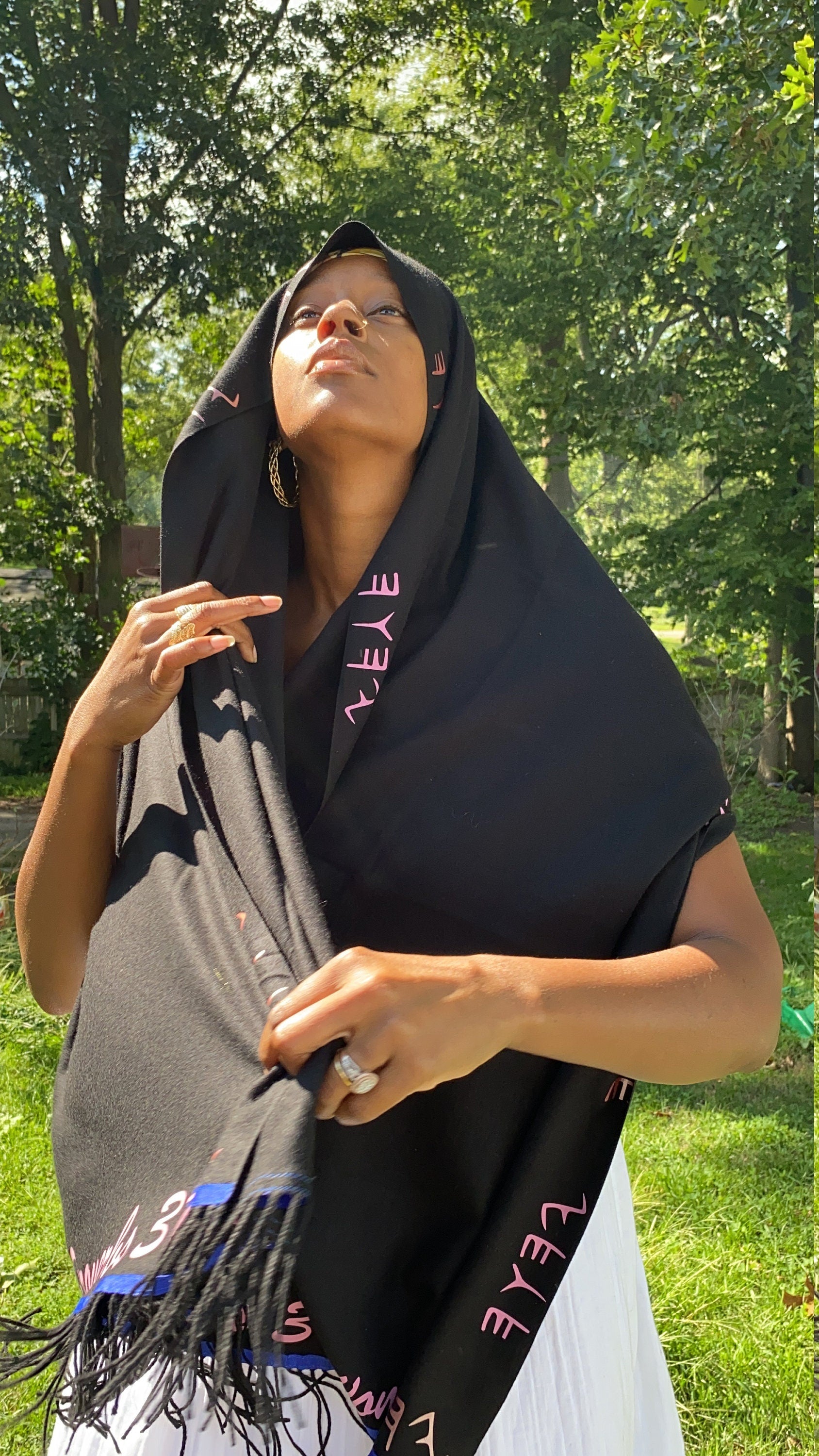 Hebrew Israelite Custom Scarf Shaw